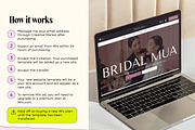 Bridal Makeup Website, a Wix Template by Template Twist Shop (Thumbnail 4 of 9)