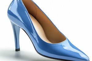 Elegant Blue High Heel Shoe Stylish, a Beauty & Fashion Photo by Pixeness Studio
