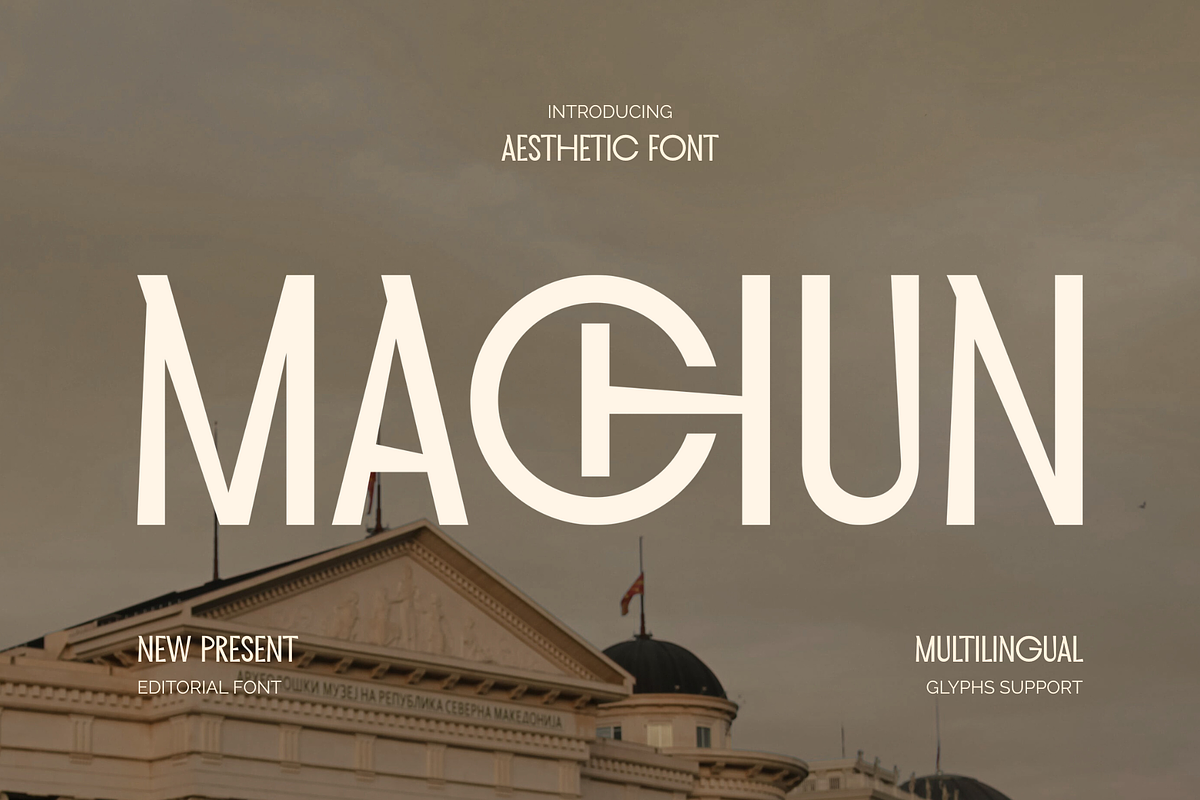Machun – Elegant Editorial Typeface, a Sans Serif Font by MaikoHatta (Photo 1 of 10)
