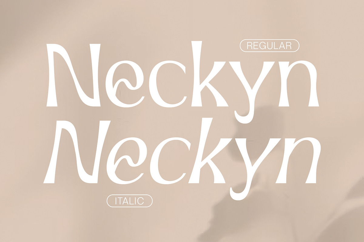 Neckyn - Quirky Sans Serif, a Serif Font by Craft Supply Co. (Photo 7 of 8)