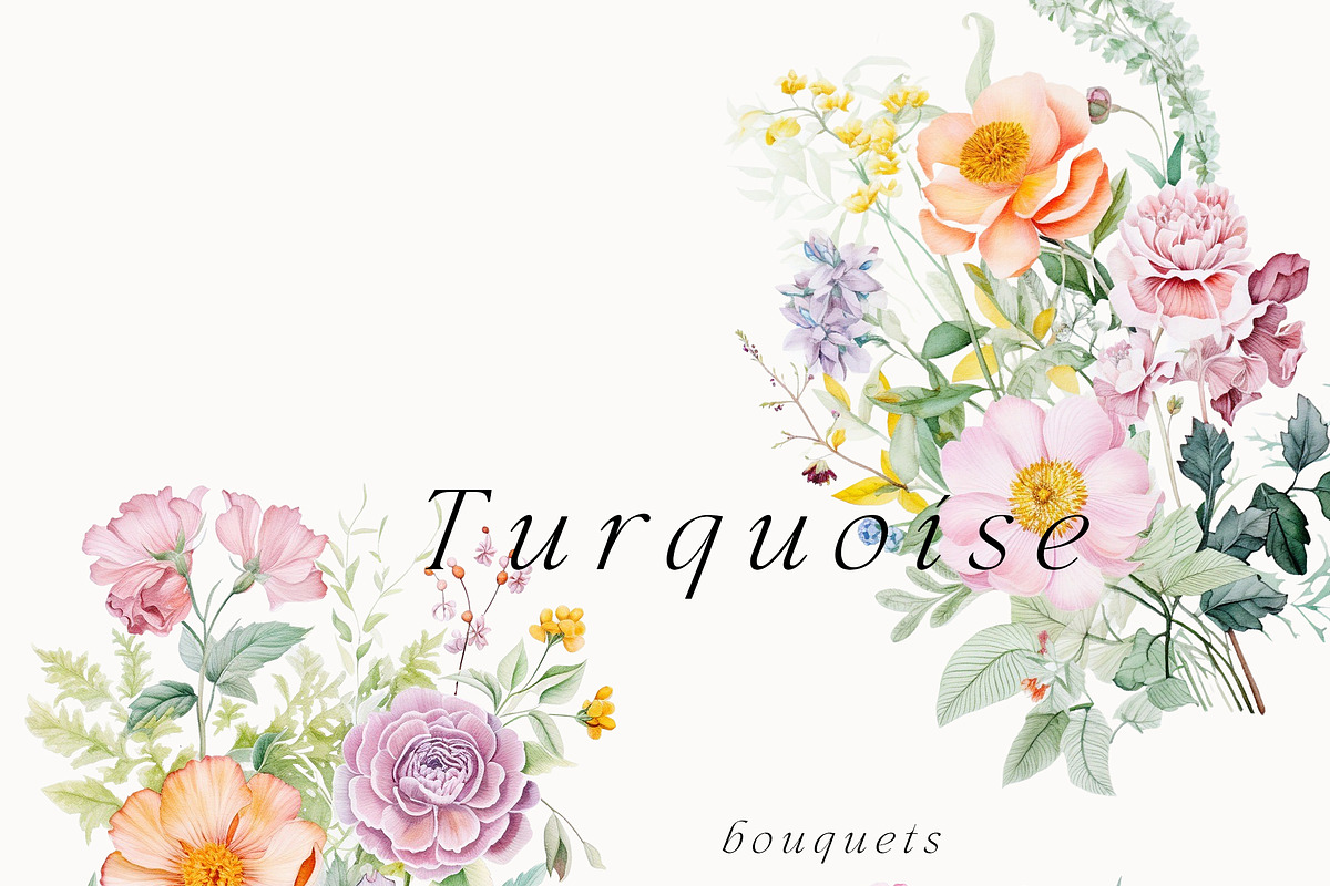 Watercolor Floral Bundle (45 in 1), a Decorative Illustration by Lana Elanor (Photo 89 of 180)