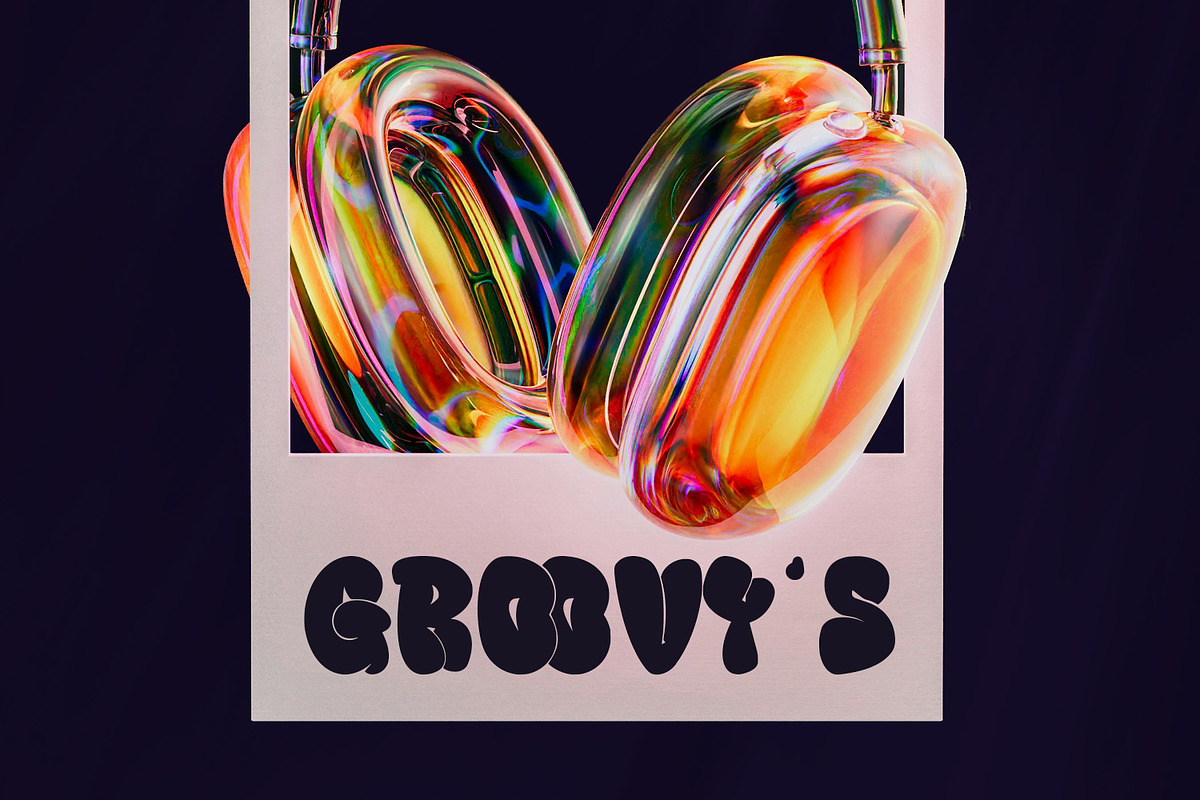 Lolazzu Graffiti Bubble Display Font, a Handwritten Font by Maulana Creative (Photo 4 of 7)