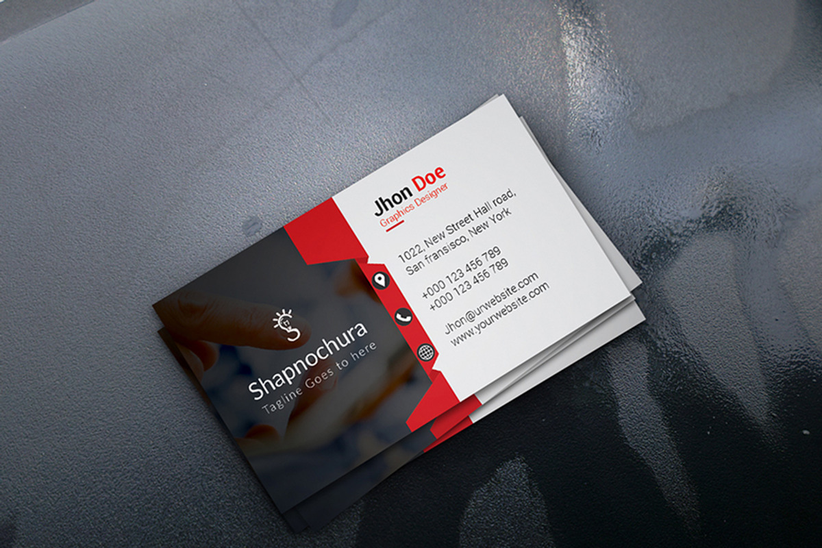 Elegant Creative Business Card - 36, a Business Card Template by Shapnochura Design Studio (Photo 2 of 4)