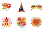 new year clipart, an Illustration by CreationArt (Thumbnail 2 of 5)