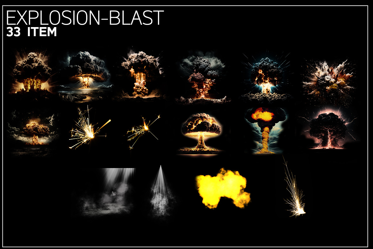 Smoke & Blast Effects Bundle, a Layer Style Add-On by ODO Visual Shop (Photo 4 of 15)