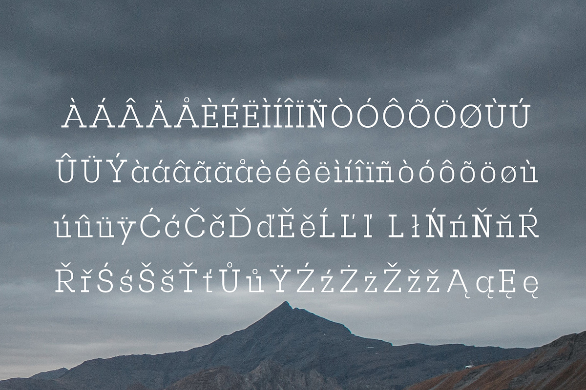 Basel Slab Serif Font Family preview 4