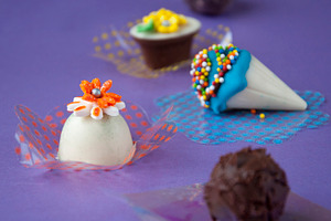 Chocolate candies stock photo containing morsel and sweet
