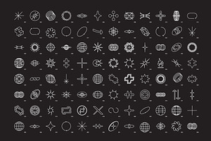 96 Linear Vector Shapes