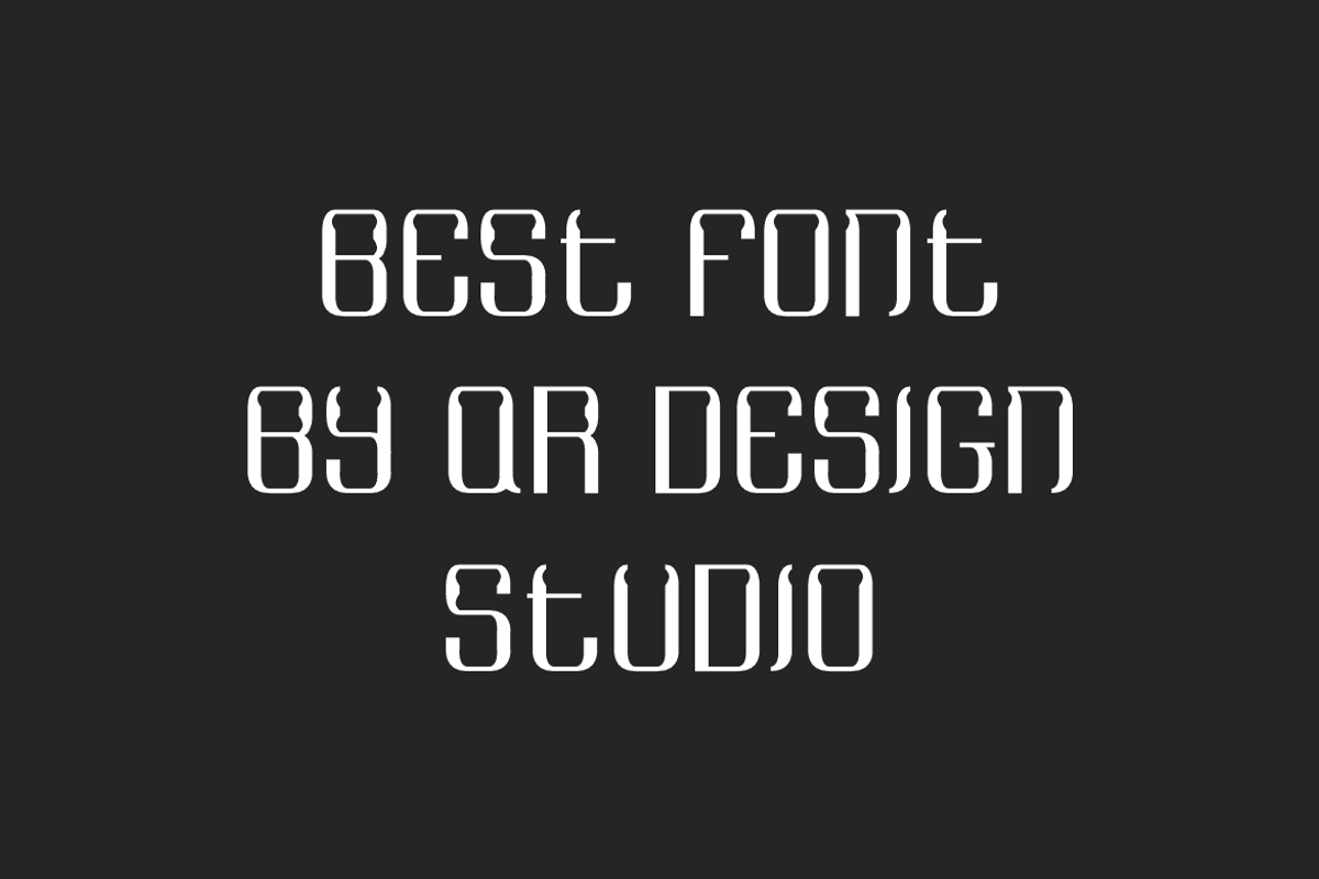 Sandez - Techno Font, a Sans Serif Font by QR Design Studio (Photo 3 of 6)
