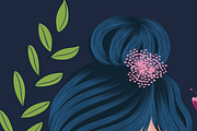 Set with cartoon girls - Cute girls, a Decorative Illustration by StudioLondon (Thumbnail 12 of 12)