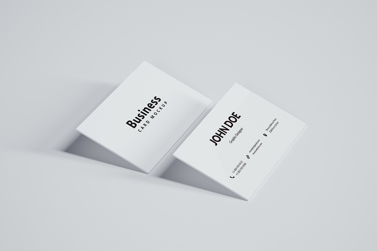 Business Card Mockup, a Print Template by Designrepos (Photo 2 of 3)