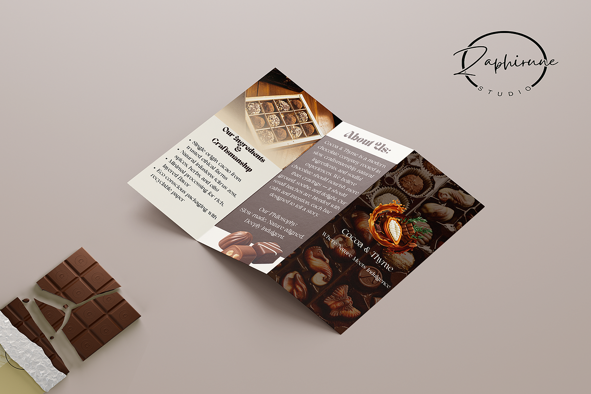 Chocolate Branding Bundle, a Branding & Logo Template by Zaphirune_Studio (Photo 2 of 5)