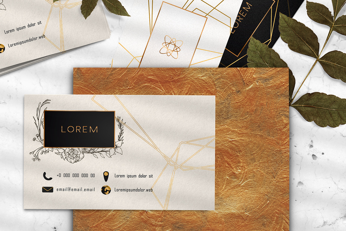 Gold Gems - trendy collection, a Decorative Illustration by Gluiki (Photo 13 of 15)