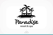 Paradise Resort & Spa Logo, a Branding & Logo Template by Logo Heaven (Thumbnail 4 of 5)
