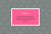 Audio Icons — Pixi Line, an Outline Icon by Scott Dunlap (Thumbnail 3 of 9)