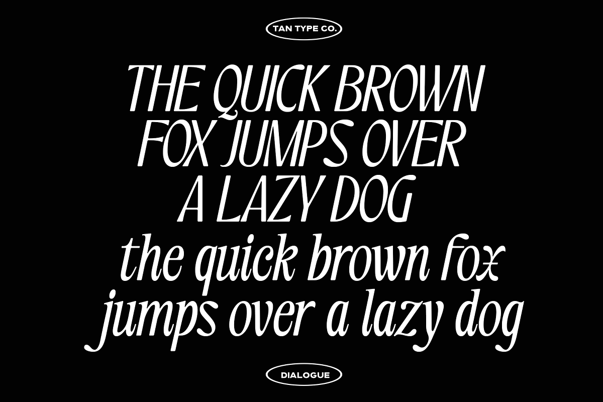 TAN - DIALOGUE, a Font by TanType (Photo 9 of 10)