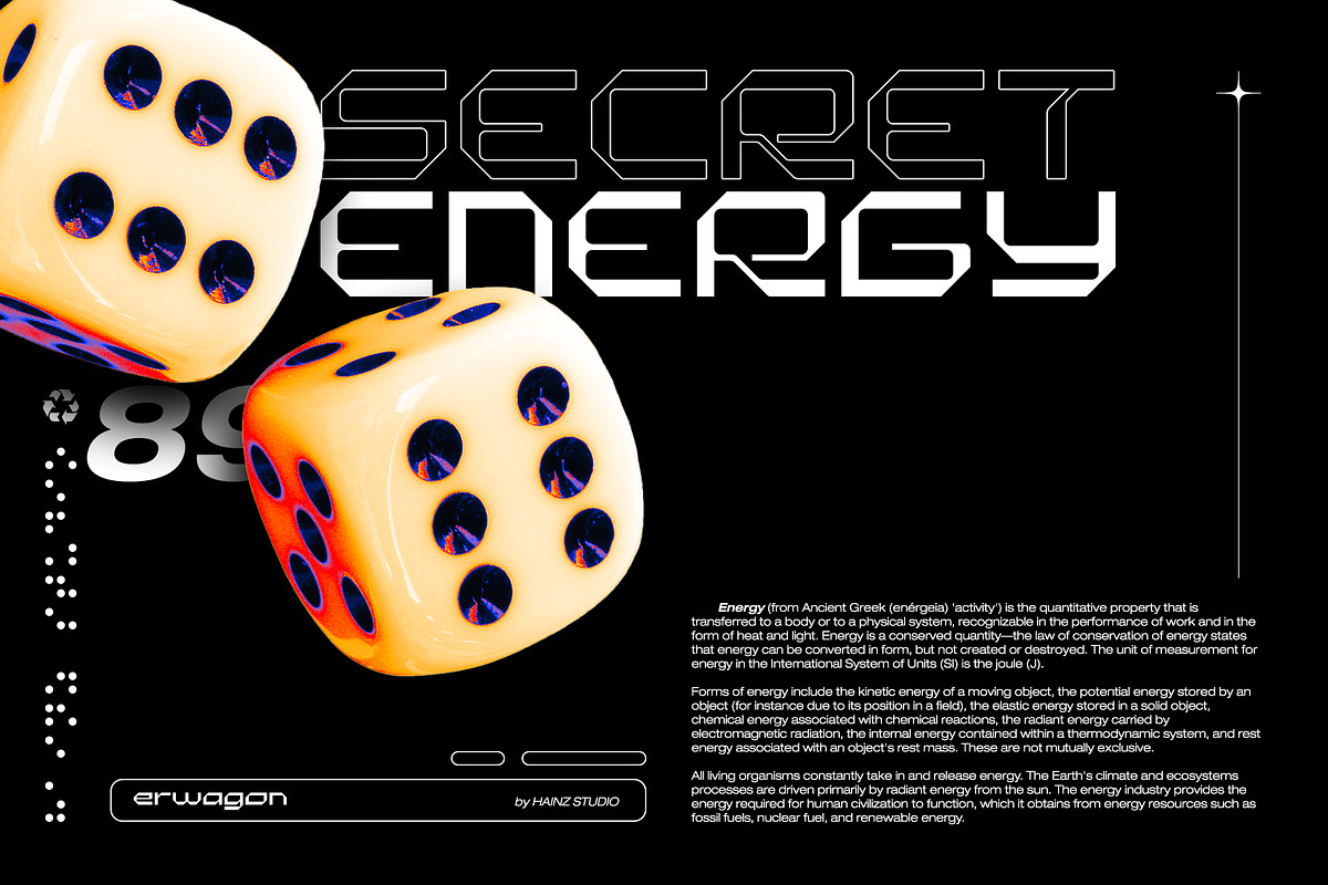 Erwagon - Display Font, a Sans Serif Font by Hainz Studio (Photo 7 of 10)