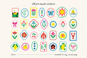 Tiny Colorful Stamp Illustrations, a Decorative Illustration by Eldorado Design Co. (Thumbnail 4 of 8)