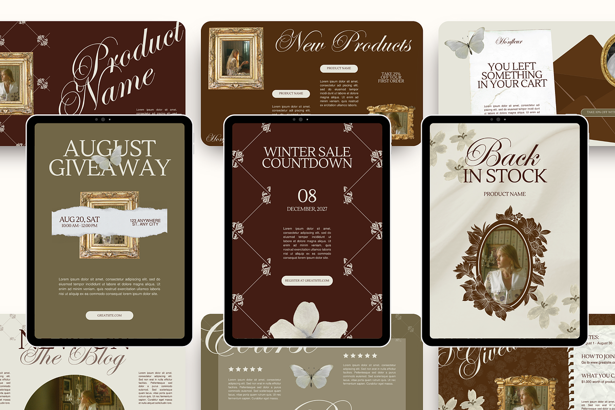 Email Marketing Newsletter Template, an Email Template by Branding Babe Co. (Photo 3 of 10)