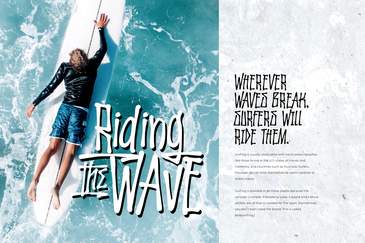 Stray Cuts - Decorative Type, a Font by ikiiko (Photo 4 of 7)