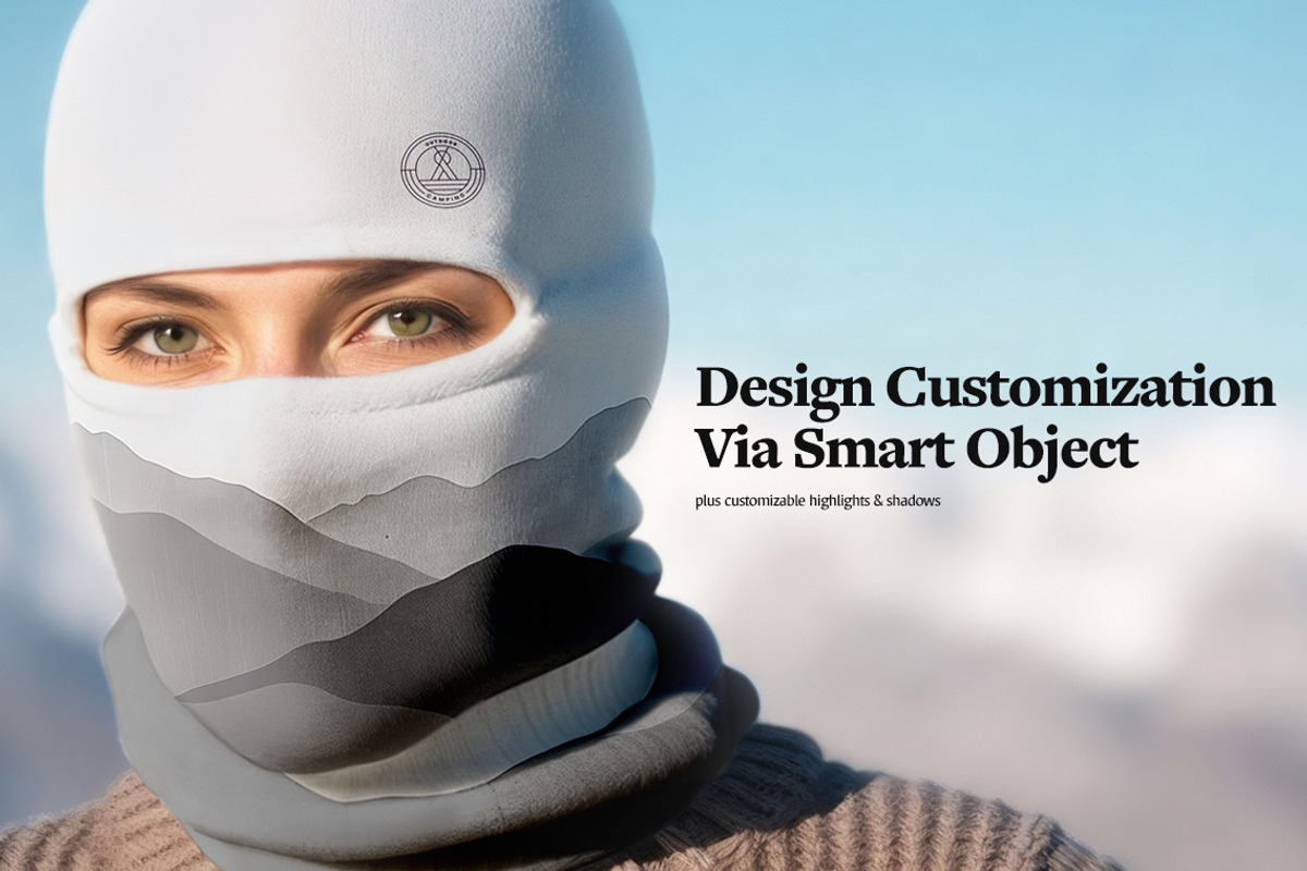 Balaclava Mask Mockup, a Mask Mockup by rebrandy (Photo 4 of 7)