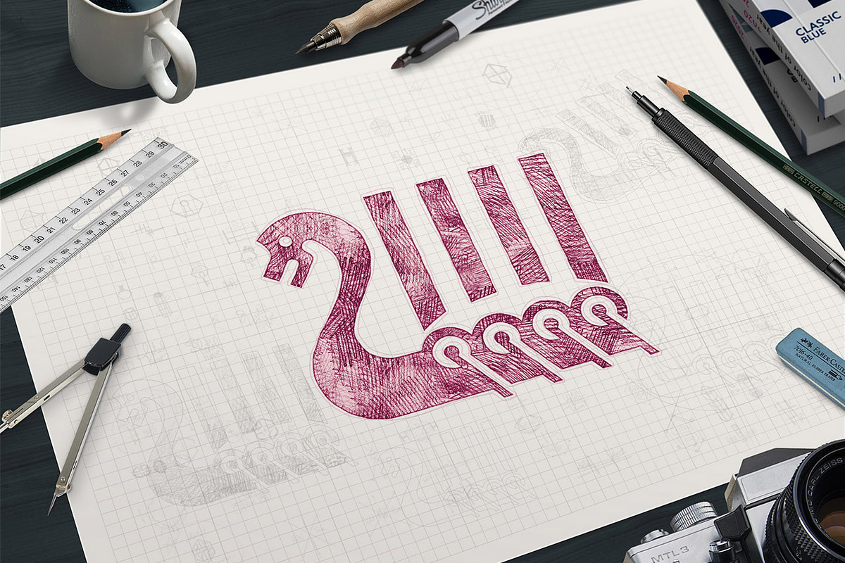 Logo Sketcher, a Pens & Pencil Mockup by g design (Photo 2 of 7)