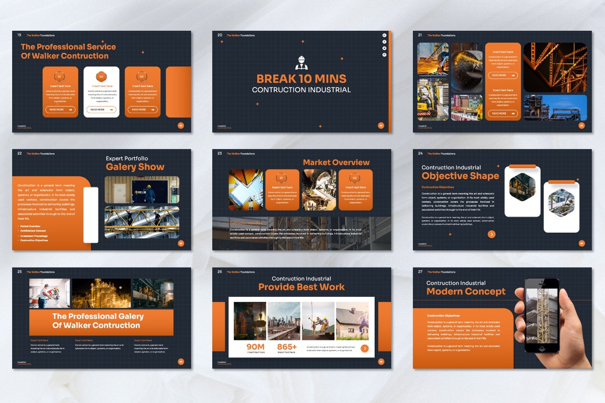 Walker - Contruction Keynote, a Presentation Template by Dhabee (Photo 6 of 8)