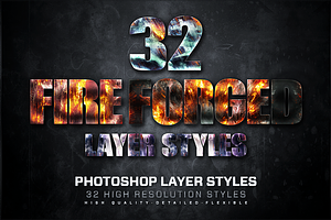 32 Fire Forged Layer Styles 4