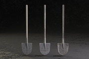 Shovel Set, an Object 3D Model by mockupzz (Thumbnail 3 of 9)