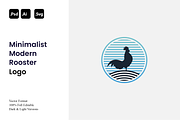 Minimalist Modern Rooster Logo, a Branding & Logo Template by Luxury Logos (Thumbnail 1 of 4)