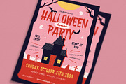 Pink Halloween House Party Flyer, a Flyer Template by VectorVactory (Thumbnail 2 of 3)
