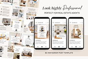 Real Estate Instagram Post Templates, a Social Media Template by ShopRShop (Thumbnail 2 of 10)