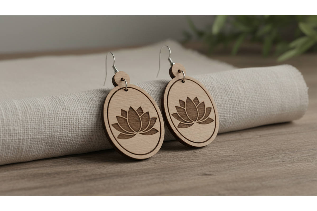 Flower Cut Earrings Pack, a Graphic by musafir_fashion (Photo 4 of 11)