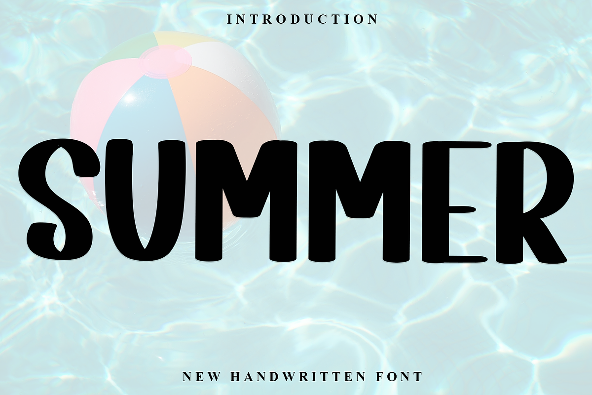 Summer, a Sans Serif Font by InermediaSTUDIO (Photo 1 of 8)