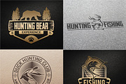 Hunting Vintage Badges and Logos, a Branding & Logo Template by shazi (Thumbnail 7 of 7)