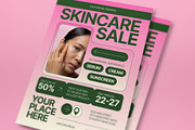 Pink Green Skincare Sale Flyer Set, a Flyer Template by graphicook (Thumbnail 2 of 3)