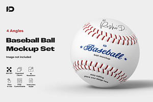 Baseball Ball Mockup Set, a Product Mockup by ForgeDesign