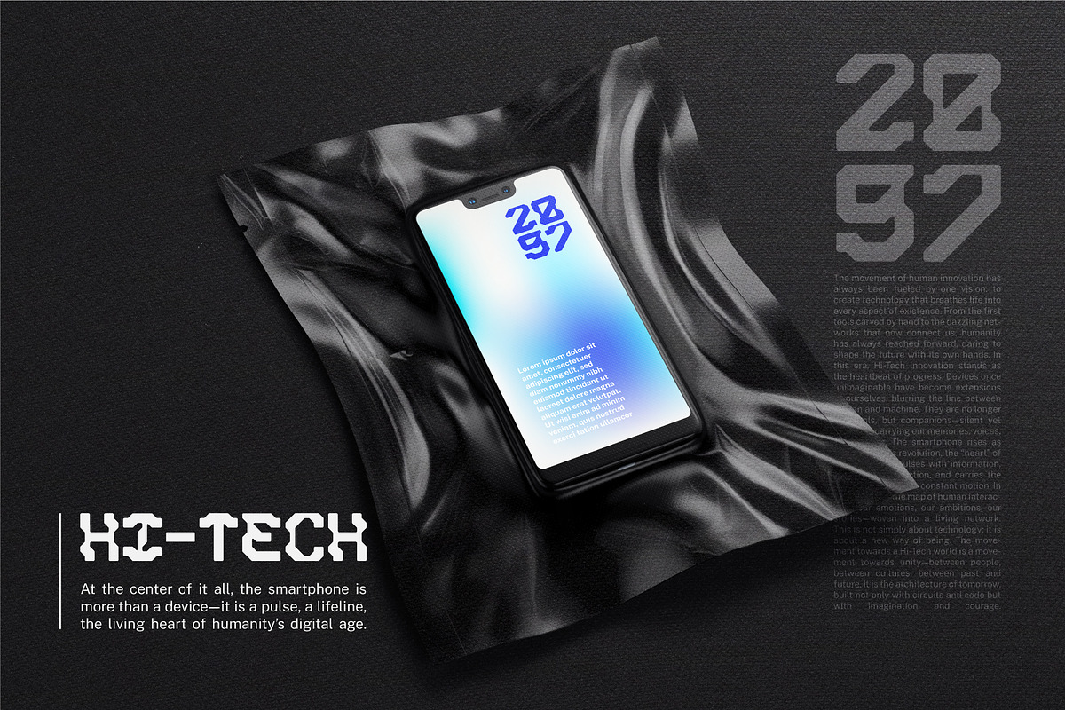 Inveron - Futuristic Font, a Sans Serif Font by Hakara Type (Photo 5 of 10)