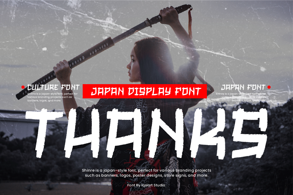 Shinre - Japanese Font, a Handwritten Font by Iqsiart Studio (Photo 7 of 7)