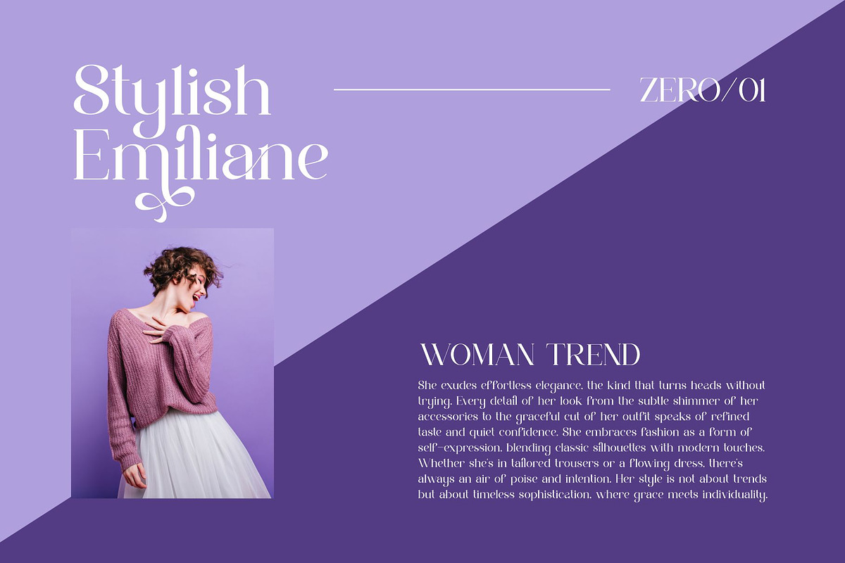Reafin || Modern Elegant Serif Font, a Serif Font by Idea Studio (Photo 10 of 10)