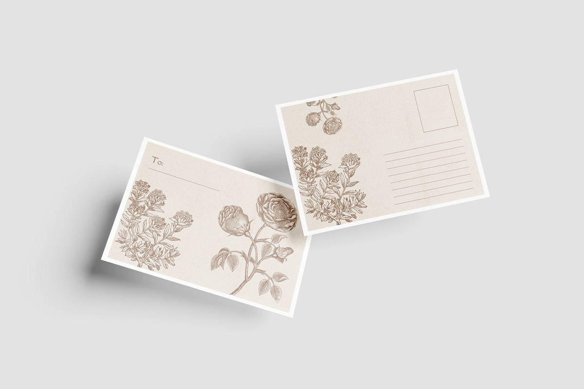 Postcard Mockup, an Advertising Mockup by YurnalisPerix (Photo 2 of 5)