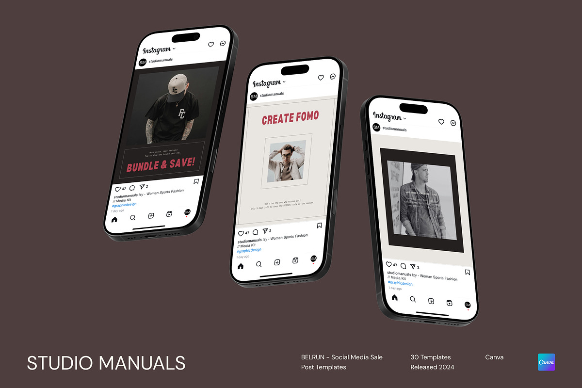 BELRUN – Social Media Sale Post, a Social Media Template by Studio Manuals (Photo 2 of 8)