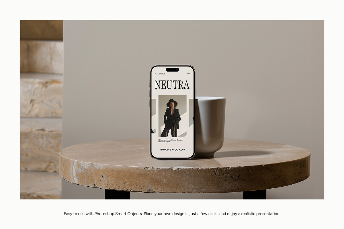MacBook, iPhone, iPad Mockup Bundle, a Device Mockup by Wildfield Studio (Photo 3 of 9)