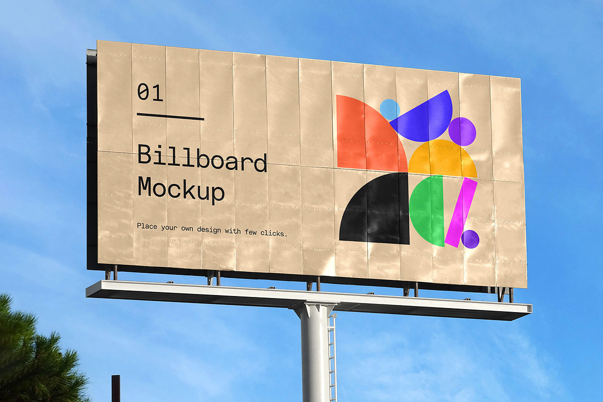 Billboard Poster Street Mockup, an Advertising Mockup by Asylab (Photo 1 of 5)
