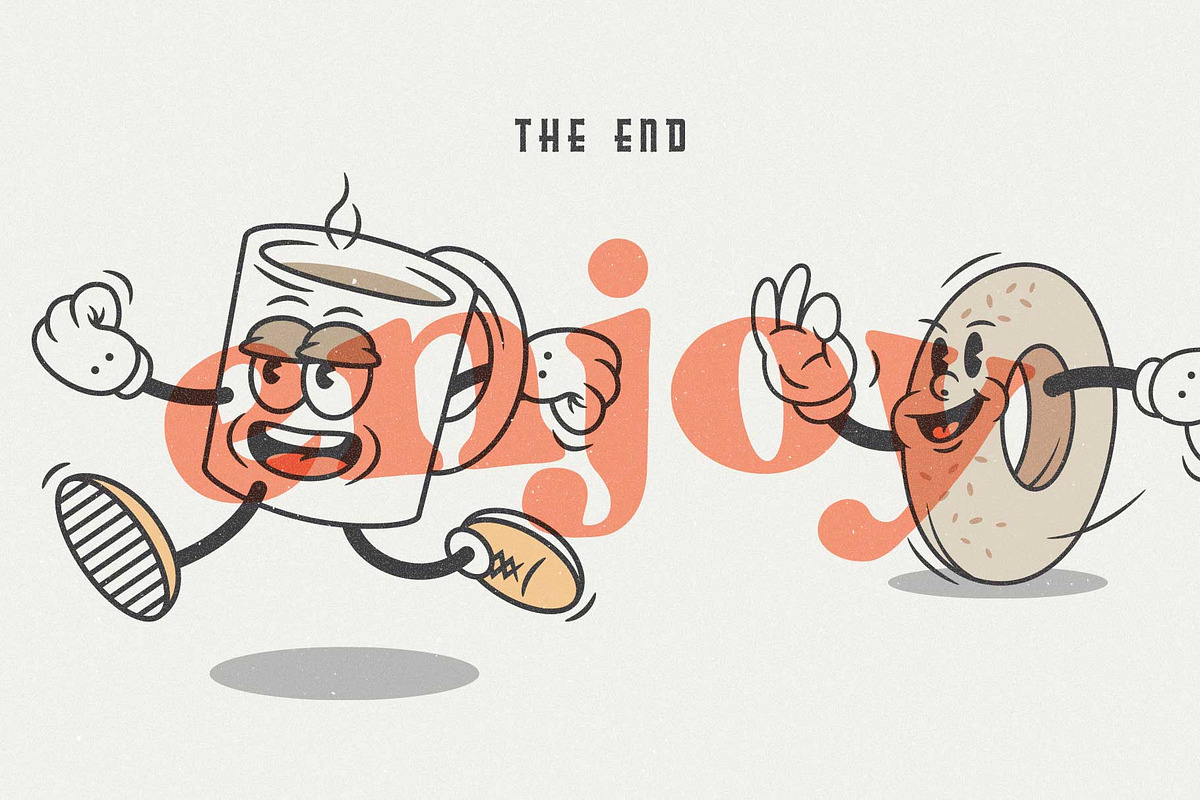 Food Friends v2.0: Vintage Mascots, a Food Illustration by Staple. (Photo 9 of 9)