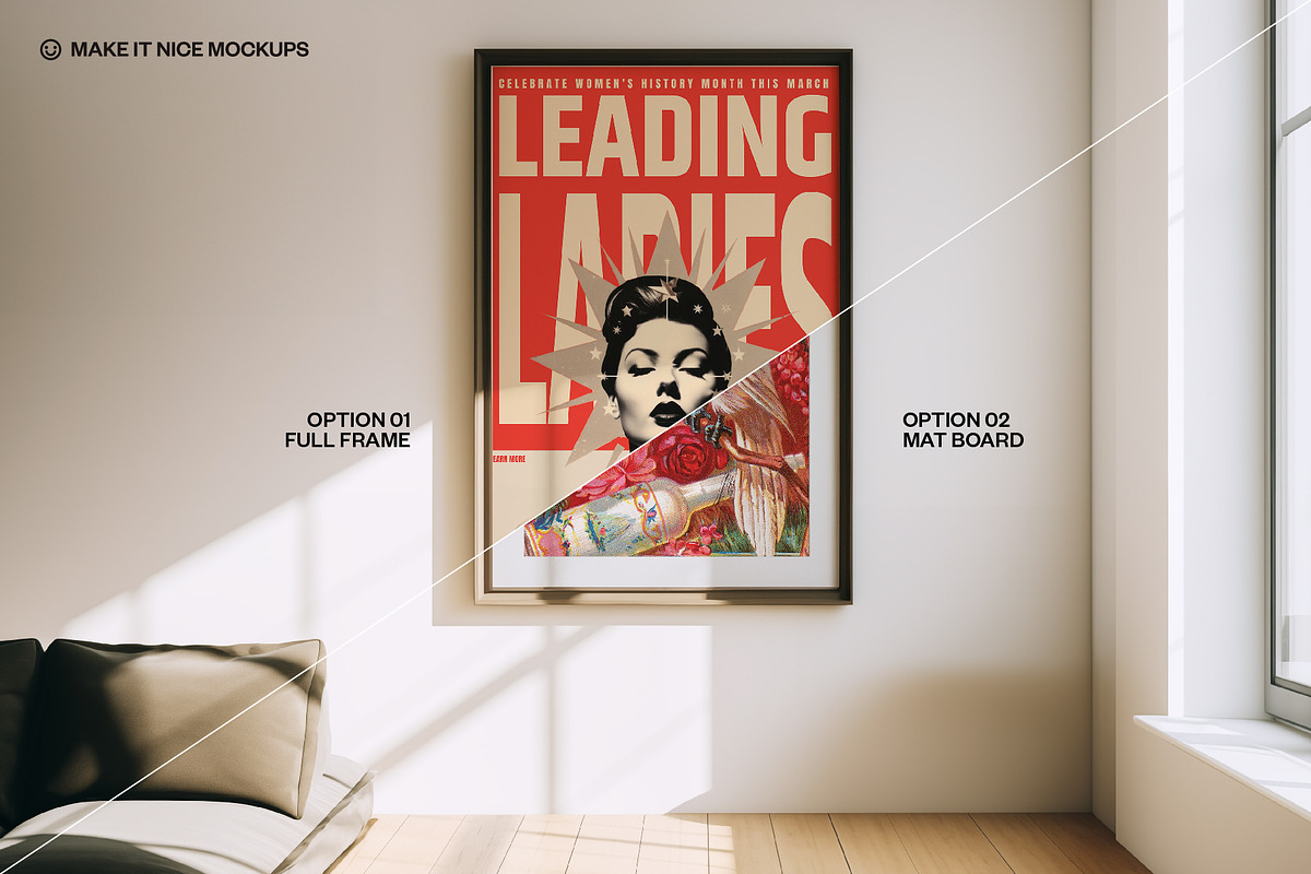 Modern Apartment Poster Mockup, a Household Mockup by makeitnicemockups (Photo 5 of 7)