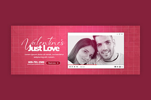 Valentine's Day Facebook Cover, a Social Media Template by Saman Osama