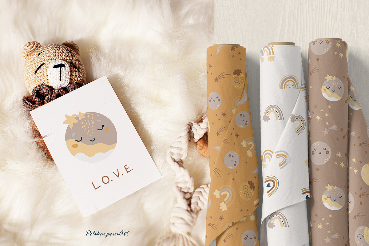 Celestial Nursery. Boho collection, an Animal Illustration by polikarpovaart (Photo 9 of 10)