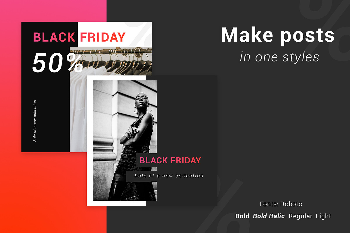 Black Friday - social media, a Social Media Template by Digital Breath templates (Photo 5 of 6)