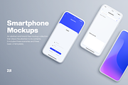 Smartphone Mockups, a Product Mockup by Unio Designs (Thumbnail 1 of 8)